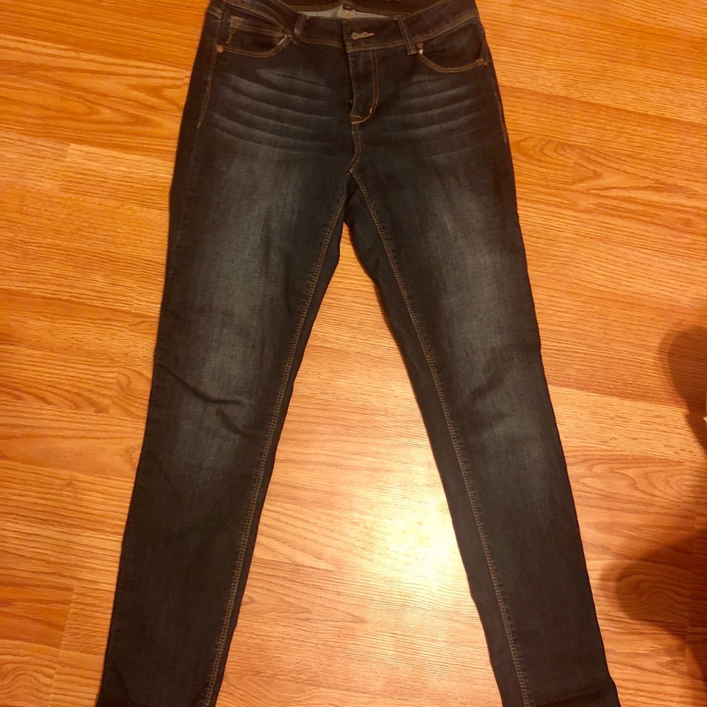 Denim skinny jeans